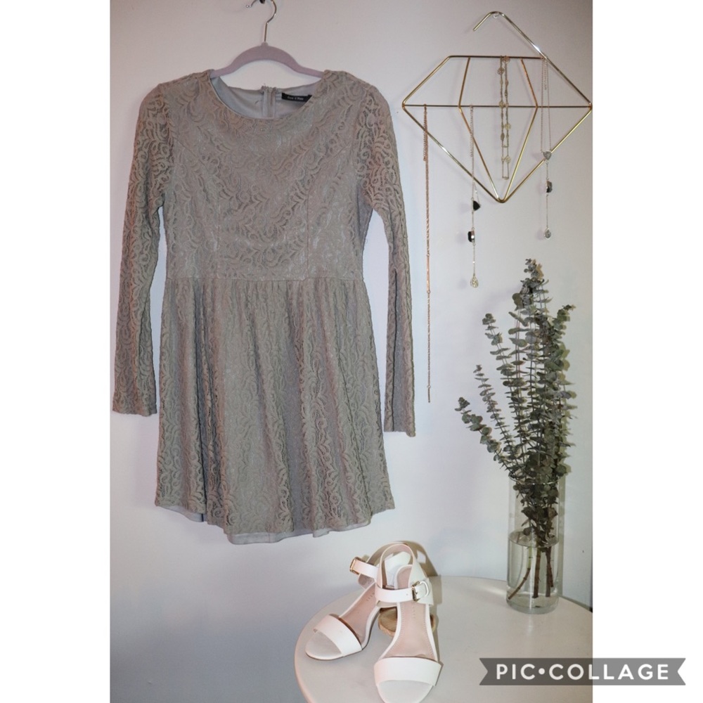 Long Sleeve Lace Dress
